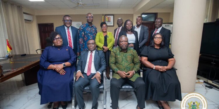 ICAG pays Courtesy Call on Volta Regional Minister Ahead of 2026 Accountants’ Conference