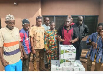 350 Cartons of Weedicide for Farmers: Krachi Nchumuru MP begins distribution