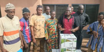 350 Cartons of Weedicide for Farmers: Krachi Nchumuru MP begins distribution