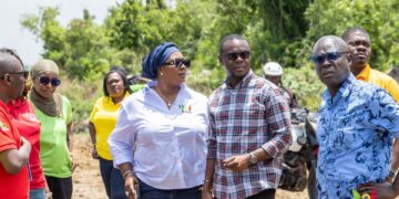 GFZA CEO inspects newly Designated Export Processing Zone at Afienya