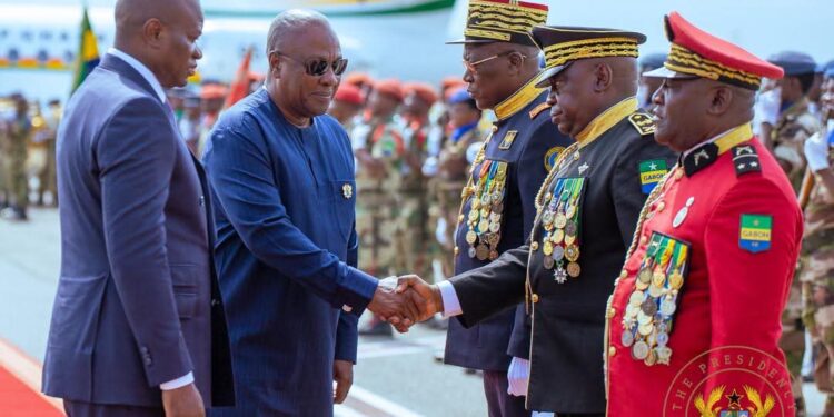 Prez Mahama at Libreville for First Global Forum on Innovation, Development