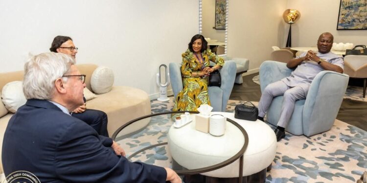Mahama arrives in London for talks to boost Ghana-UK Economic ties