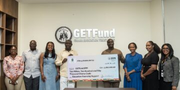 JOBERG GH LTD donates Ghc2.25 Million to Getfund for Afife R/C Primary School