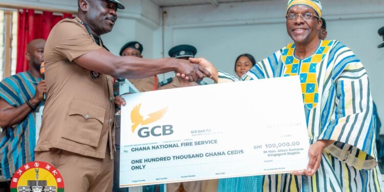 Speaker donates to Fire Service, Nadowli Kaleo, Students Union and Sombo SHS