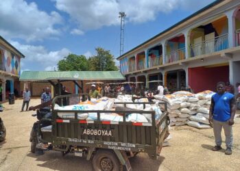 South Dayi MP Dafeamekpor donates Tricycles, Fertiliser to his Constituents