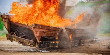 NPA, Western Naval Command destroy illicit Fuel Boat in major Fuel Anti-Smuggling Operation