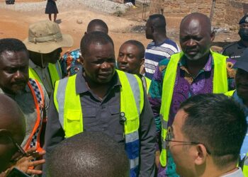 Upper West MPs Caucus Leader Dr. Sandarre Joins Minister for Roads in Inspection of Major Highway Projects