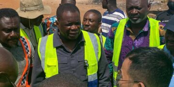 Upper West MPs Caucus Leader Dr. Sandarre Joins Minister for Roads in Inspection of Major Highway Projects