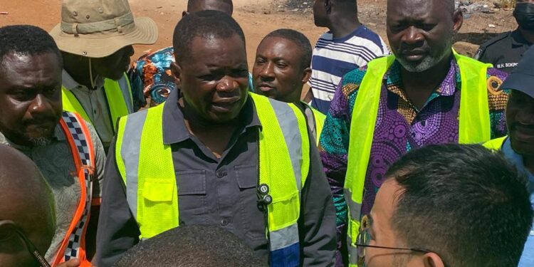Upper West MPs Caucus Leader Dr. Sandarre Joins Minister for Roads in Inspection of Major Highway Projects