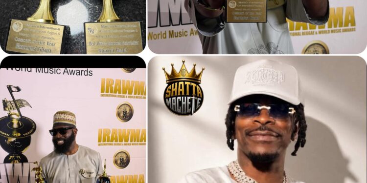 Shatta Wale dominates at 43rd International Reggae & World Music Awards, Winning Big