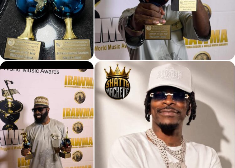 Shatta Wale dominates at 43rd International Reggae & World Music Awards, Winning Big