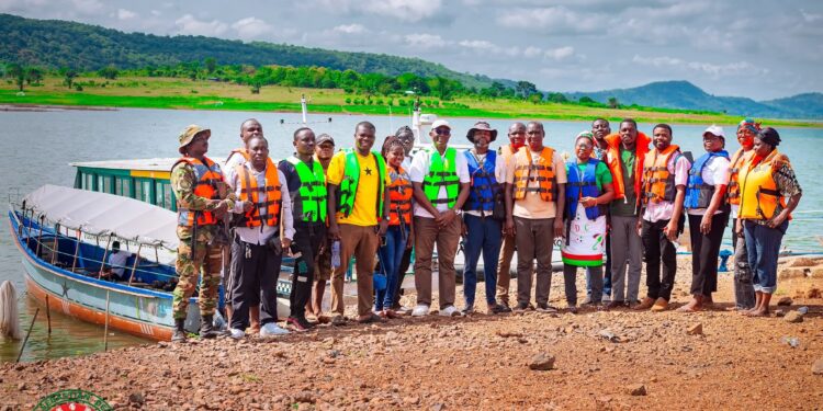 Sebastian Deh donates and commissions Solar-Powered Street Lights for 7 major Island Communities in Kpando