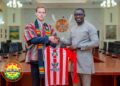 Youth & Sports Committee Chair welcomes Sunderland AFC owner on return visit