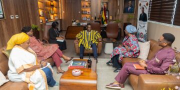 ECOWAS Commission Pays courtesy call on Minister