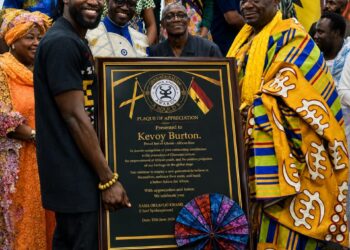 OSU Ashante Blohum honors Keyon Burton at opening of Ghana Caribbean Week Festival