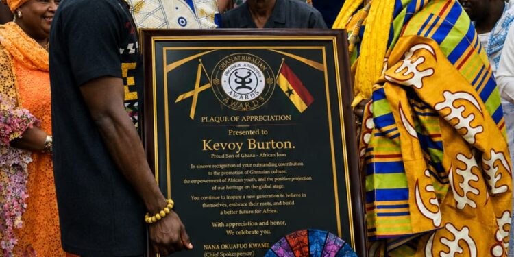 OSU Ashante Blohum honors Keyon Burton at opening of Ghana Caribbean Week Festival