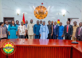 Ghana Law Society pays courtesy call on Speaker of Parliament