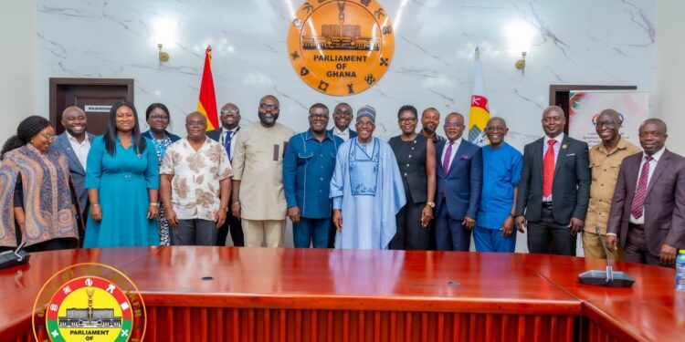 Ghana Law Society pays courtesy call on Speaker of Parliament