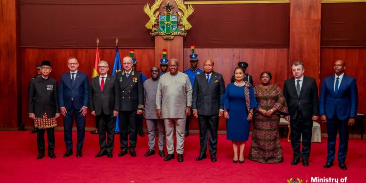 President Mahama receives Letters of Credence from Seven Non-Resident Envoys