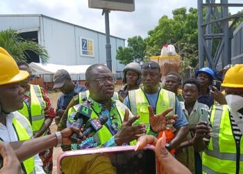 Sanitation Update: Minister Ahmed Ibrahim Inspects Achimota Waste Transfer Station (Zoom Pak)