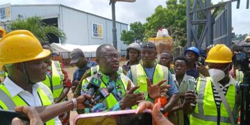 Sanitation Update: Minister Ahmed Ibrahim Inspects Achimota Waste Transfer Station (Zoom Pak)