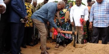President Mahama breaks ground for 24-Hour Model Market in Juapong