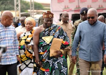 President Mahama kicks off Volta Tour with groundbreaking for 18 Model Markets