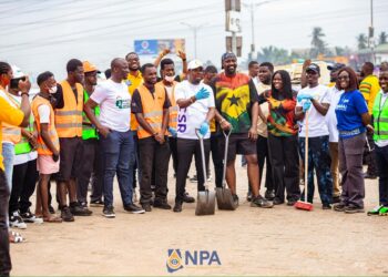 National Petroleum Authority joins nationwide Post-Flood Clean-up Exercise 