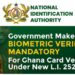 Biometric Verification now Mandatory for Ghana Card under L.I. 2523