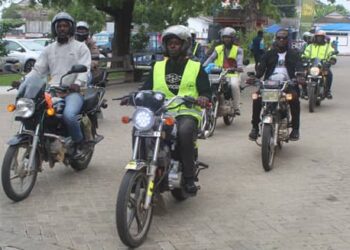 Rider escapes Armed Robbery attempt on a Highway in Accra