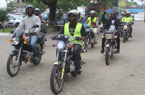 Rider escapes Armed Robbery attempt on a Highway in Accra