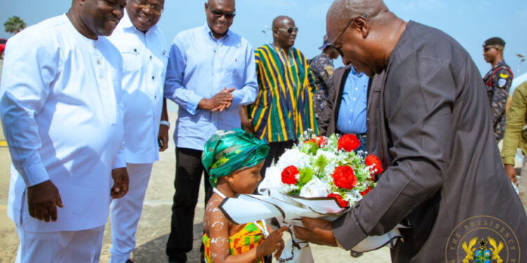 President Mahama’s Volta Tour: Roads, Schools, Health Care and Police DHQ on Itinerary