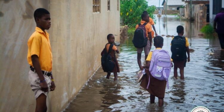 Keta MP empathizes with Constituents as flood devastate them