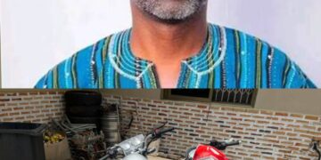 MP for Daffiama-Bussie-Issa Donates Two New Motorbikes to NADMO District Office