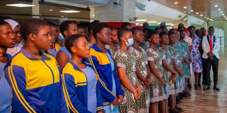 Somé High School and Klikor High School make historic simultaneous visit to Parliament