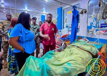 Minister for Gender visits Children injured in Dzorwulu Accident, assures Families of Government’s Support
