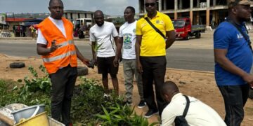 Teachers plant 117 Trees to Boost Greener Environment in Ga South
