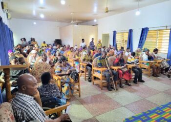 South Dayi DCE Donates Livelihood Items to 60 Persons with Disabilities