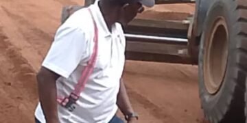 Kpando MP inspects Road Projects, visits Margaret Marquart Catholic NTC, donates streetlights