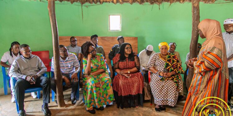 Minister for Gender leads Monitoring of LEAP Beneficiary enrollment exercise in Northern Region