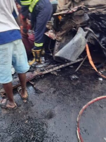 Ofankor Road Carnage: Eyewitness Recounts Chain of Crashes