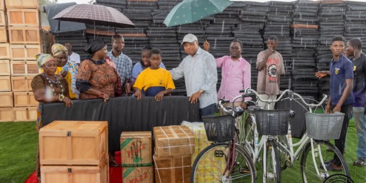 North Tongu MP donates to 2,269 fresh SHS Students in his Constituency
