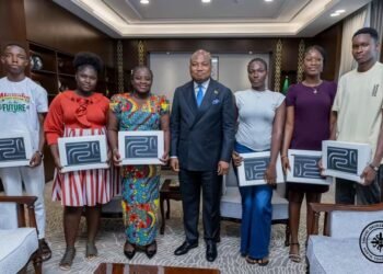 North Tongu MP rewards Best Six WASSCE Candidates with MacBooks and full Scholarships