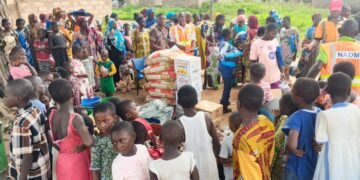 NADMO supports Victims of Gindabour disturbances with Relief Items in Kulmasa