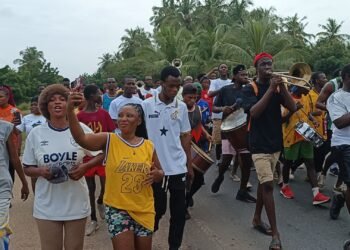 Hundreds join Mega Health Walk at Agbozume ahead of 2026 Somētutu Za