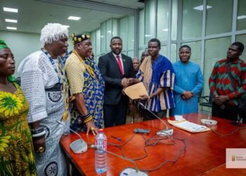 Ketu North MP leads Chiefs, Rice Farmers to petition Agric Ministry over collapsed Weta Irrigation Scheme 