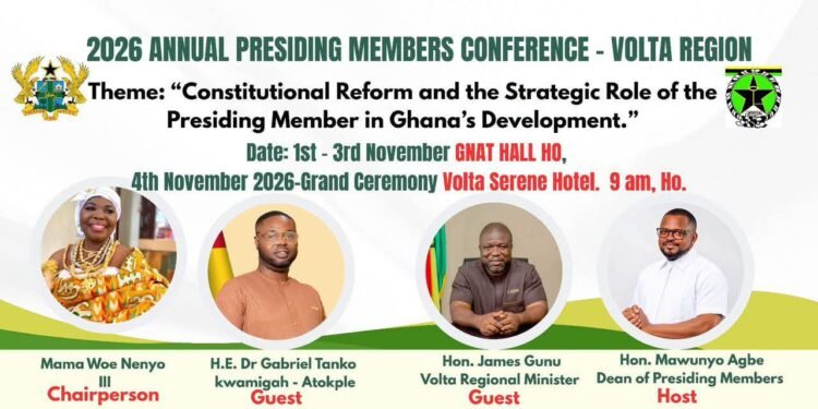 Volta Council of State Member Dr. Kwamigah-Atokple to Grace 2026 Presiding Members Conference in Ho