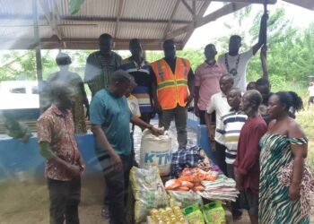 MP for Kpando visits Flood Victims at Kpando Kudzra donates relief items….