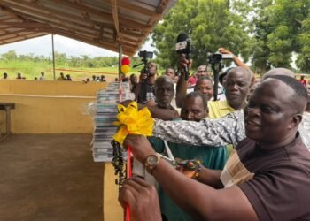 Krachi Nchumuru MP Solomon Kuyon rolls out Major Education, Relief interventions